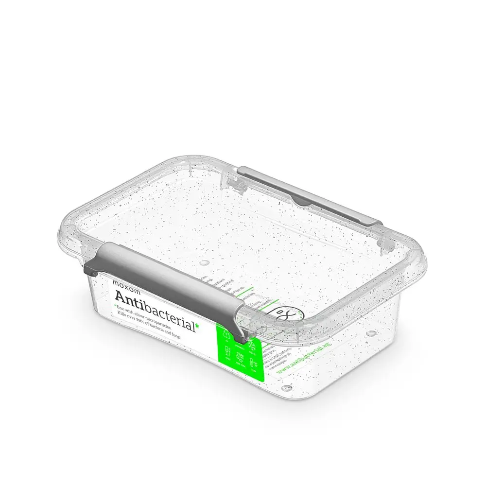 antibakter.box 0,35 l 15x9,5x4,5cm,transp.plast