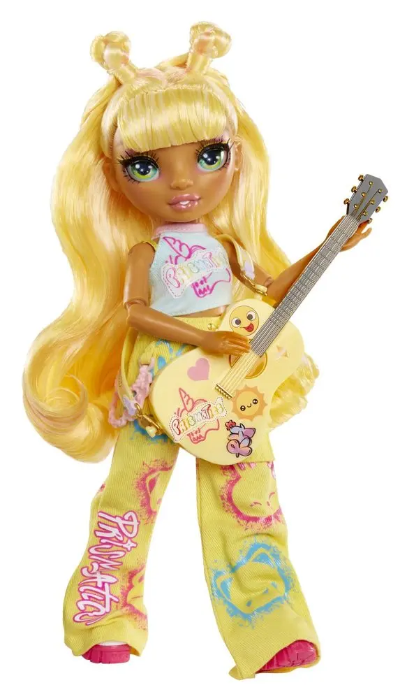 Rainbow High Junior Fashion panenka v rockové kapele - Sunny