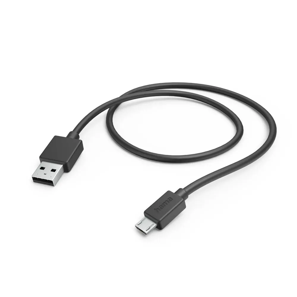 Hama micro USB 2.0 kabel, 1 m, černý