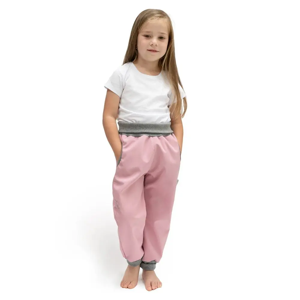 ESITO Rostoucí softshellové kalhoty Sport Shell pink - růžová - 92 růžová