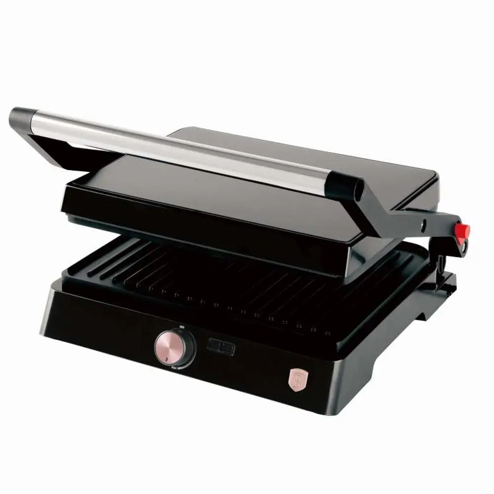 BERLINGERHAUS Elektrický kontaktní gril s nepřilnavým povrchem Black Rose Collection BH-9492