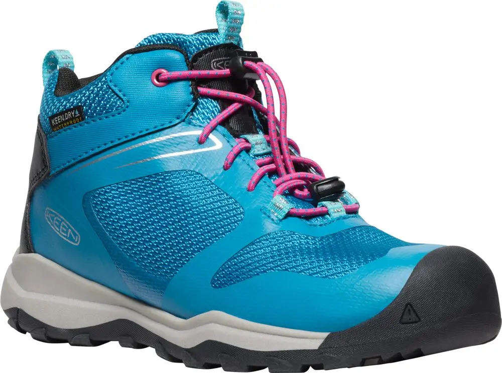 KEEN WANDURO MID WP YOUTH fjord blue/fuchsia purple - 34