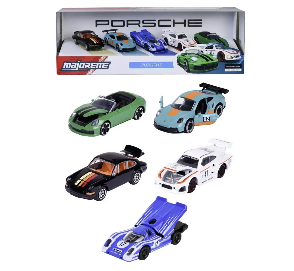 Majorette Porsche Motorsport Dárková sada 5 ks