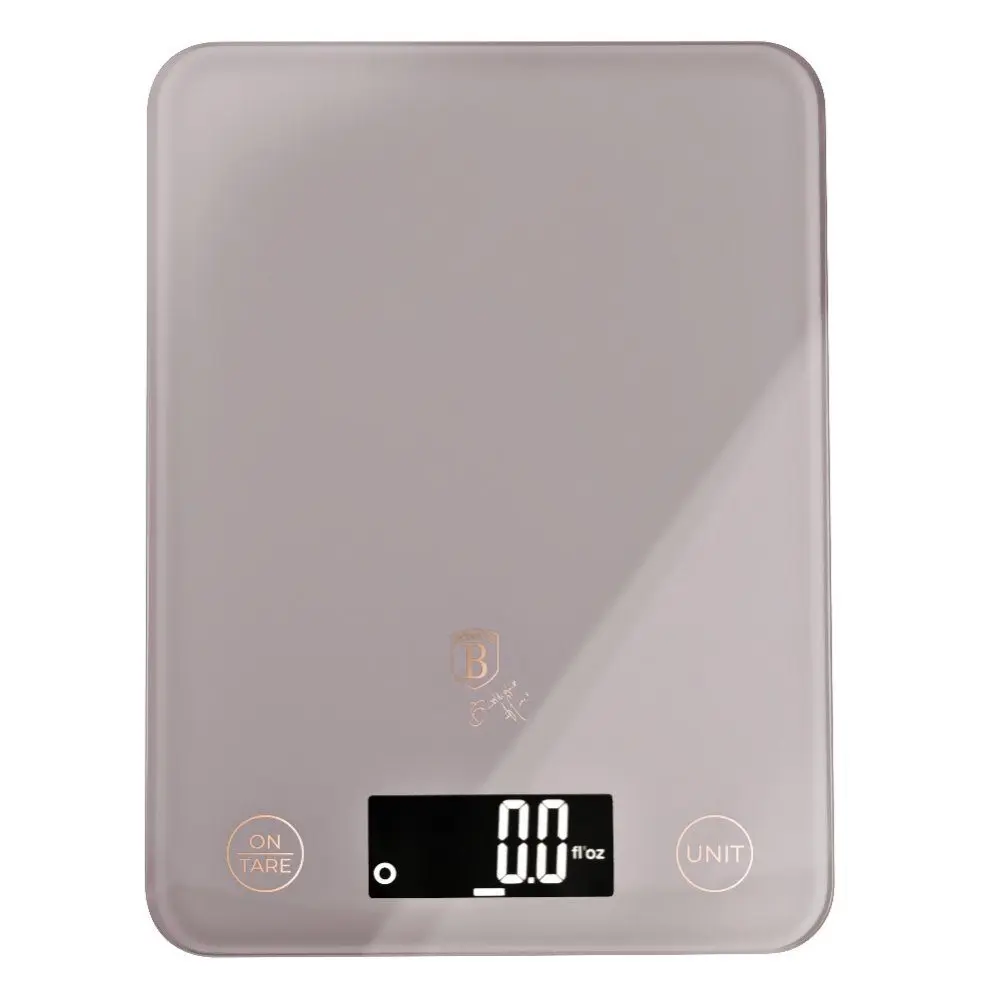 BERLINGERHAUS Kuchyňská váha digitální 5 kg Taupe Collection BH-9754