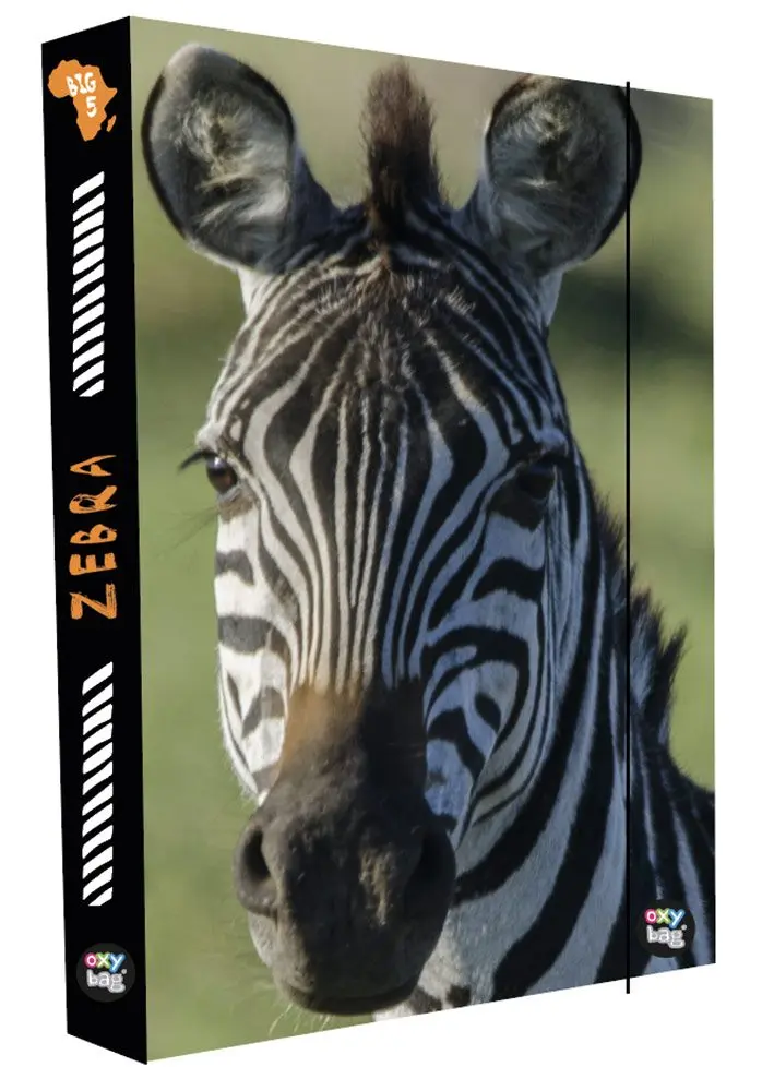 OXYBAG Box na sešity A4 Jumbo Zebra 152326