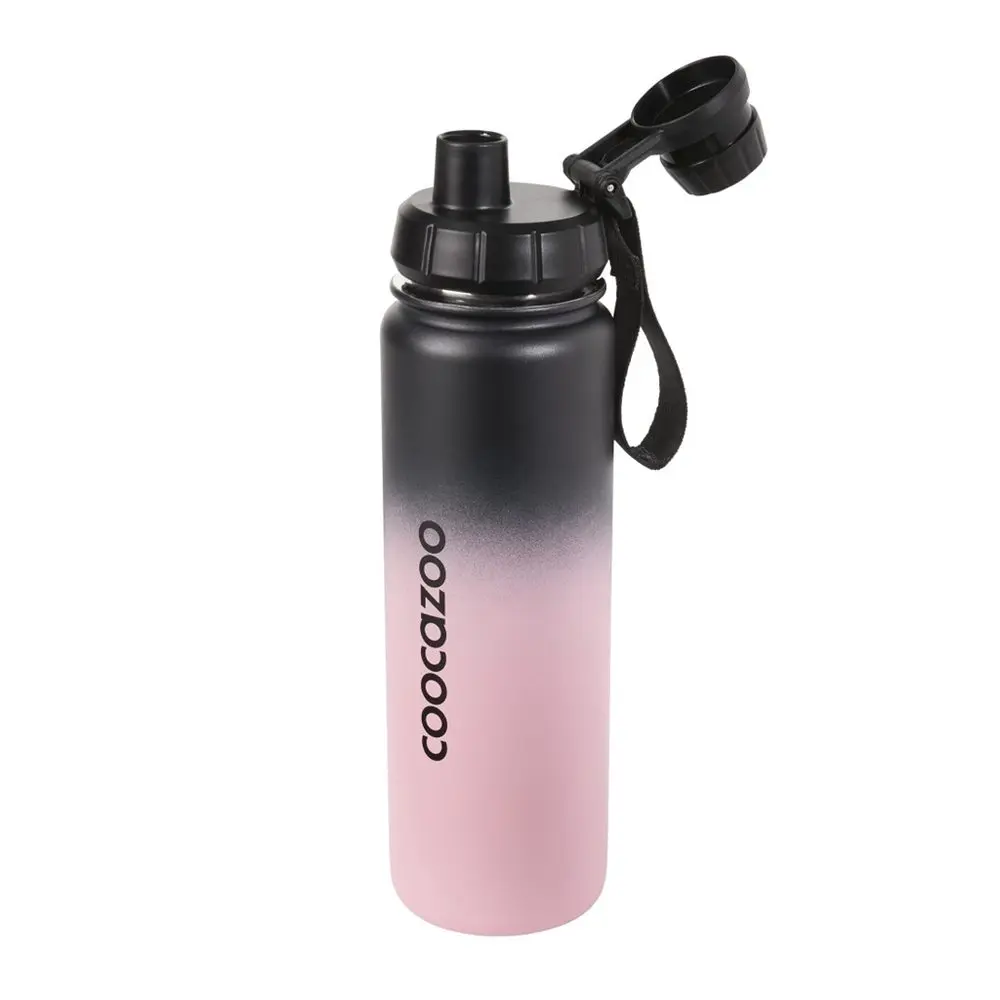 Izolovaná láhev na pití z nerezové oceli coocazoo 0,7 l, Gradient Rose