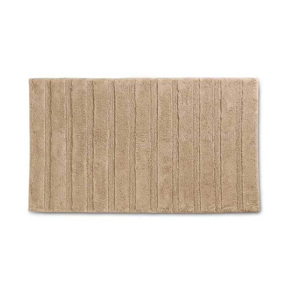 KELA Koupelnová předložka Megan 100% bavlna béžová 65x55x1,6cm KL-24709