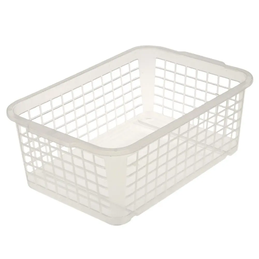 košík 30x20x10cm, transparent, plast