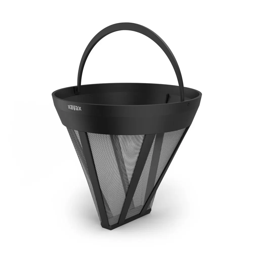 Xavax Barista permanentní filtr do kávovaru, náhrada za filtr velikosti 4, černý