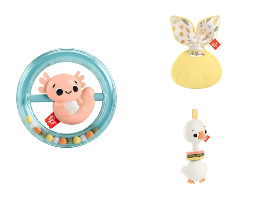 Mattel Chrastítka/kousátka Fisher-Price asst