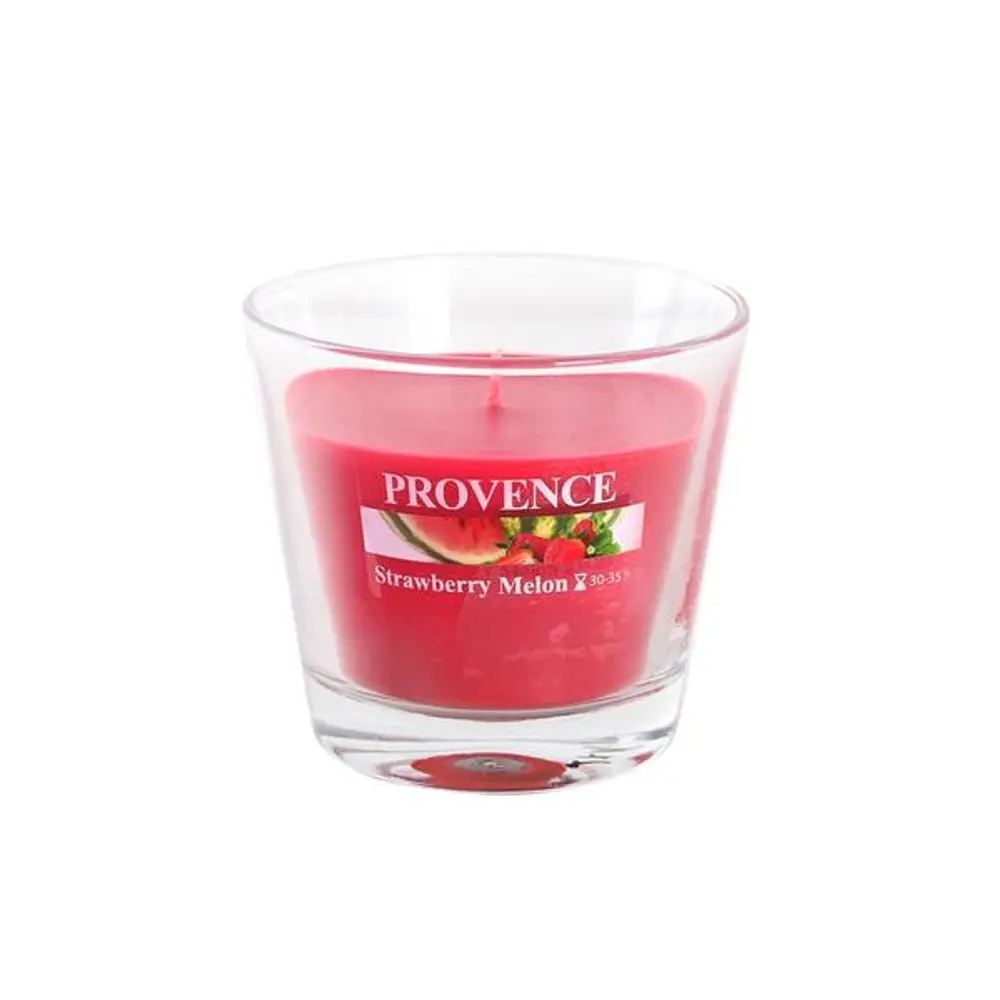 Provence SVÍČKA VE SKLE 140G, JAHODA+MELOUN