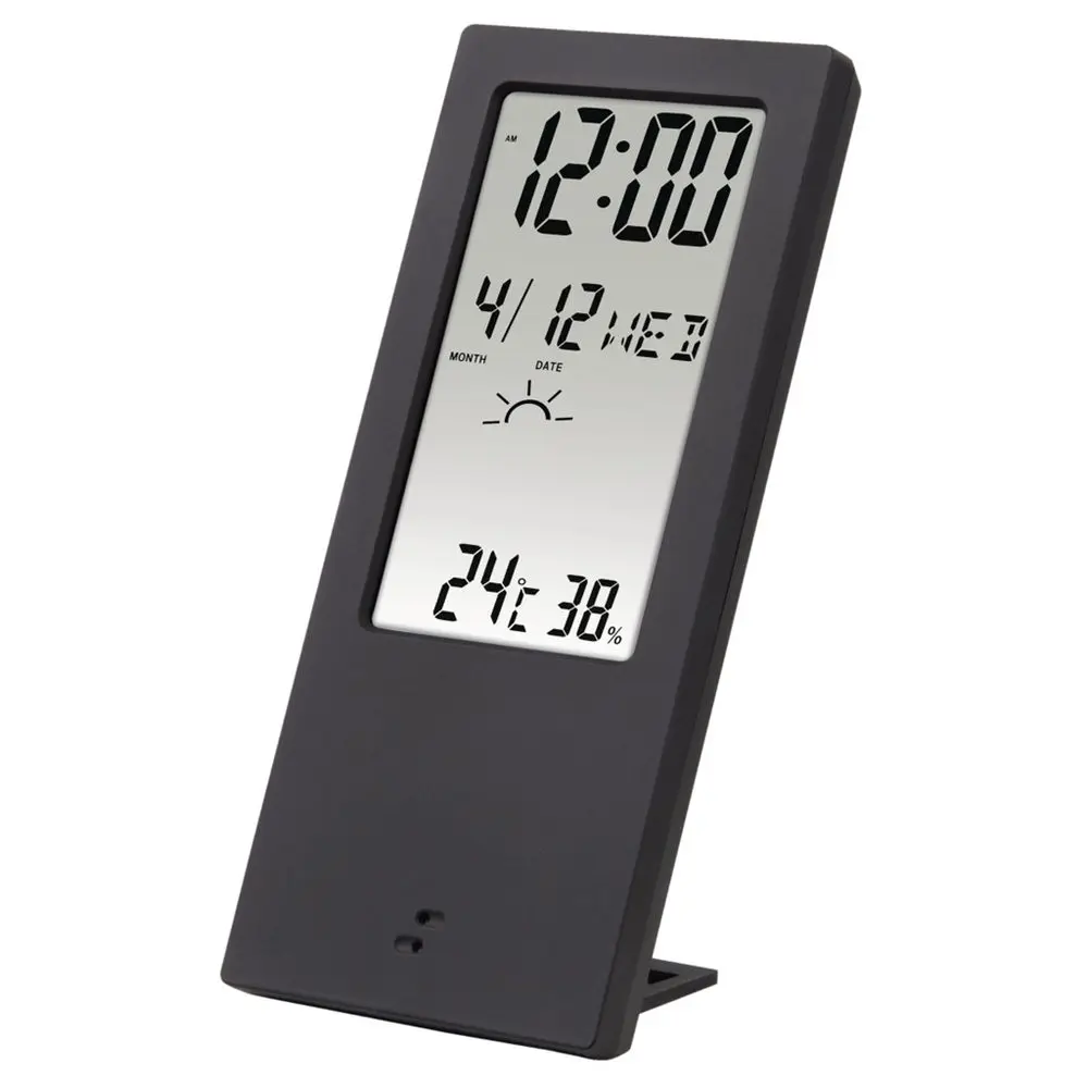 Hama TH-140 Thermometer/Hygrometer, with weather indicator, black