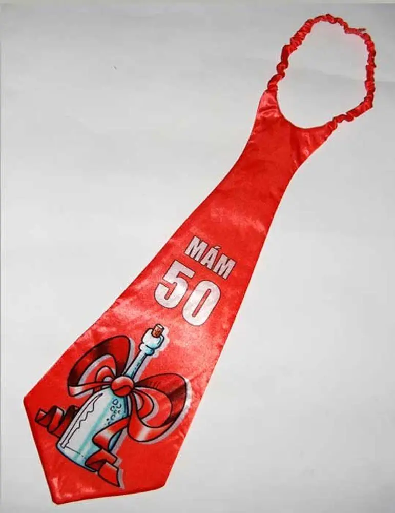 Narozeninová kravata k padesátinám - Mám 50