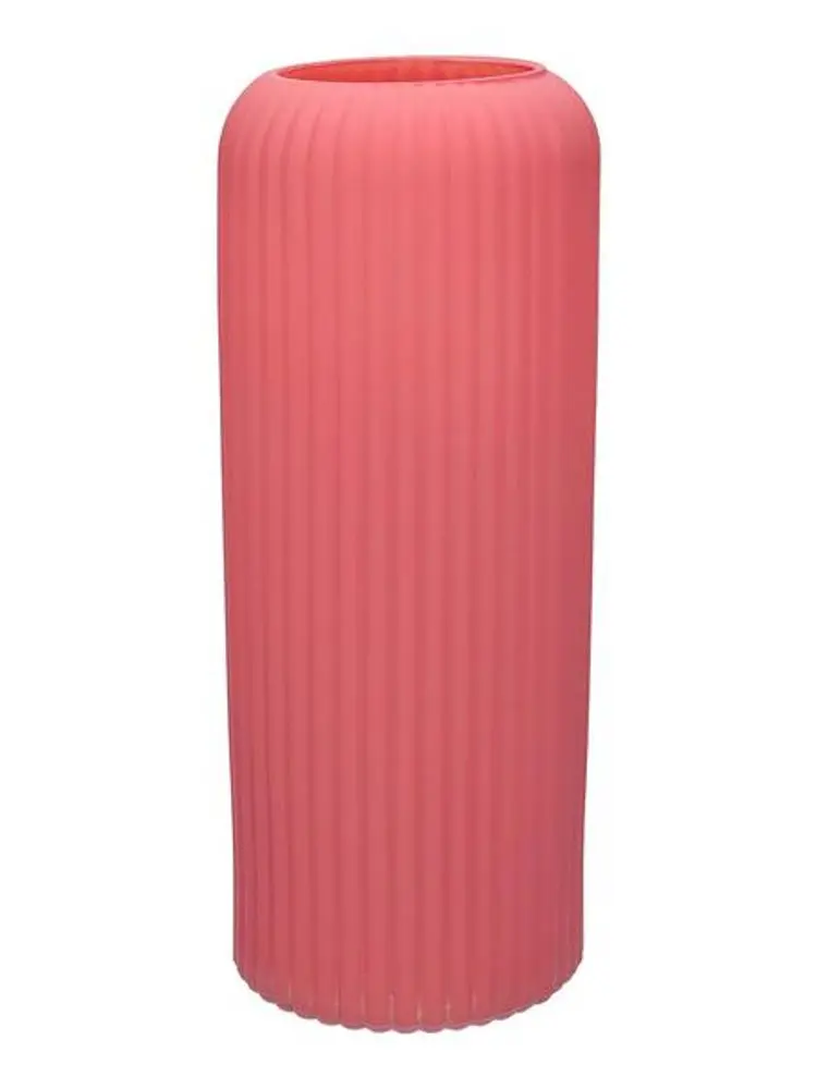 DUIF Skleněná váza NORA 25cm růžová