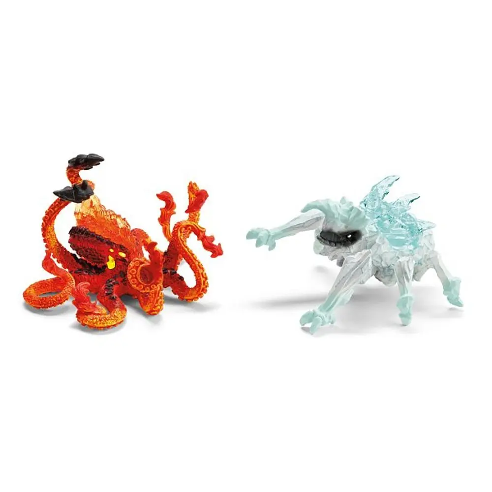 Schleich 70826 eldrador® creatures ledový brouk vs. ohnivý kraken
