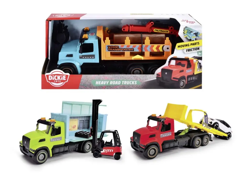 Dickie Nákladní auto Volvo VDH 300 AF, 22 cm, 3 druhy