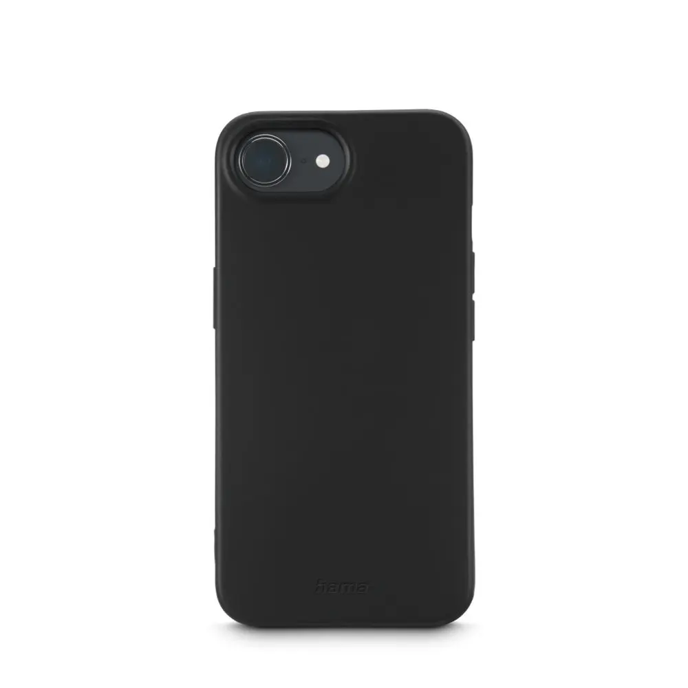 Hama Fantastic Feel, kryt pro Apple iPhone 16e, hebký povrch, černý
