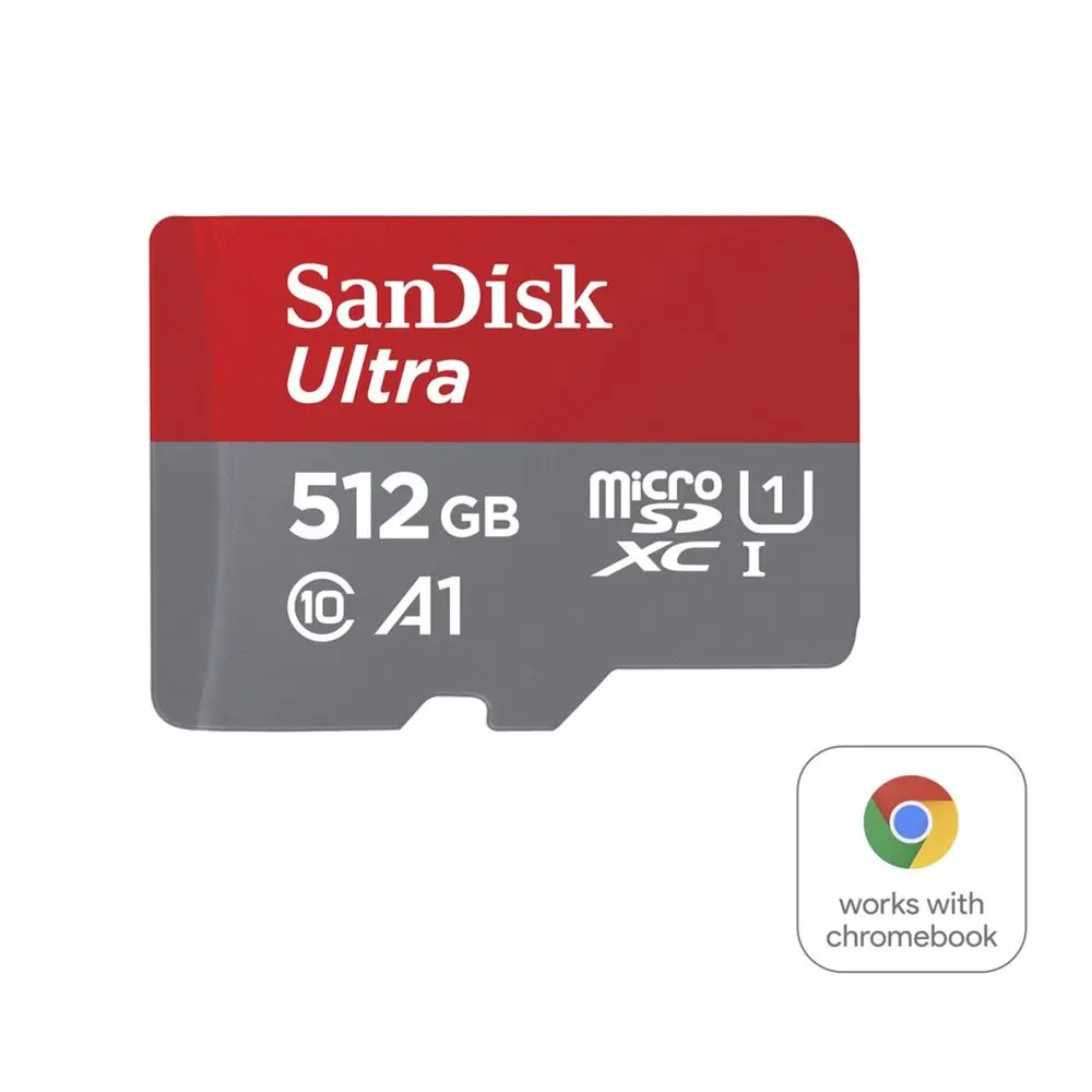 SanDisk Ultra microSDXC card for Chromebooks 512 GB, 150 MB/s, UHS-I, s adaptérem