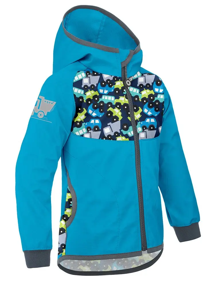 unuo Softshellová bunda bez zateplení Autíčka aqua (Unuo softshell jacket) -