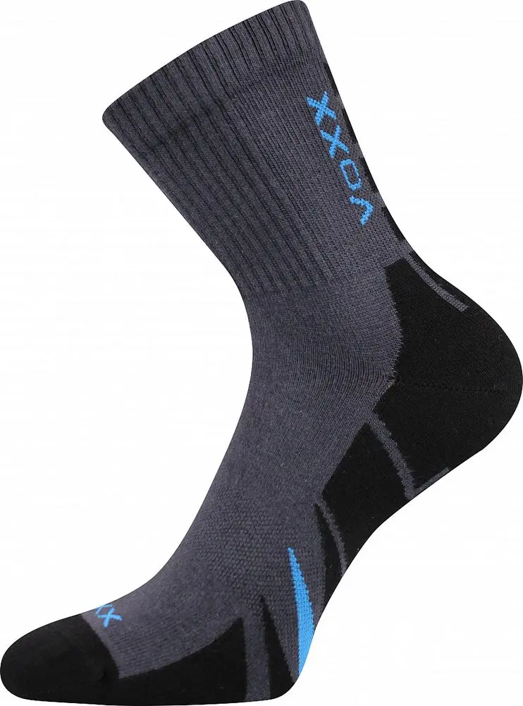 VoXX Sportovní vysoké ponožky Hermes - tmavě šedá