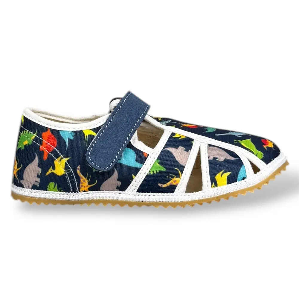 Jonap Dětské barefoot bačkory - Dino - 24/