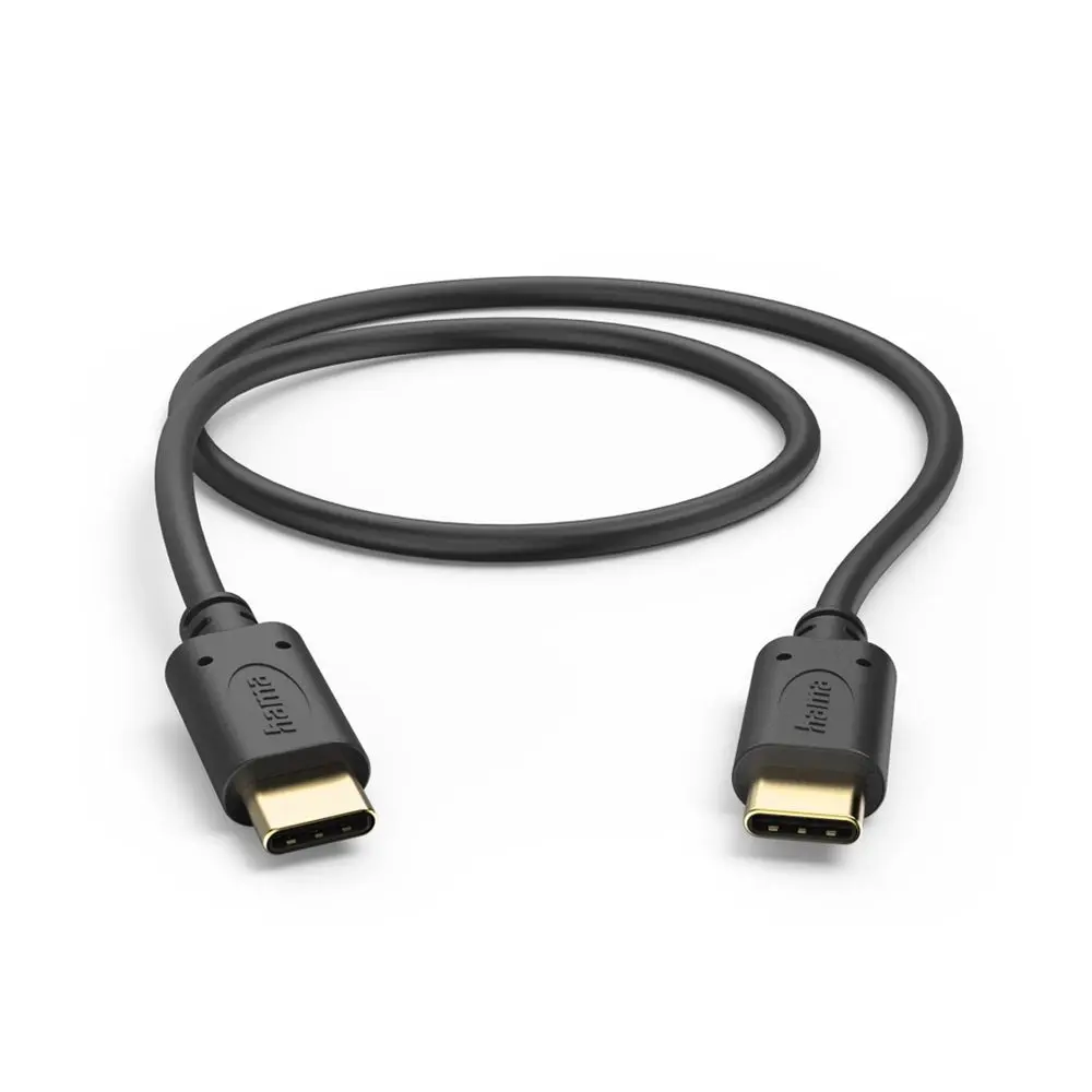 Hama kabel USB-C 2.0 typ C-C 0,5 m, černý
