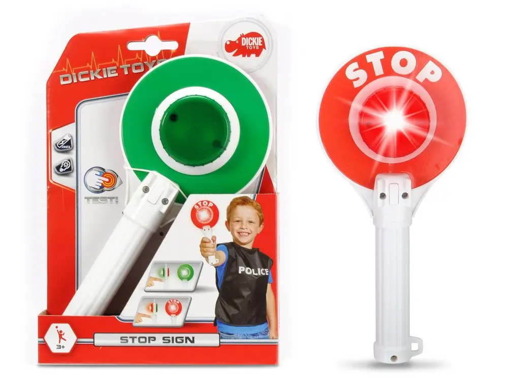 Dickie Policejní terč 25 cm na baterie
