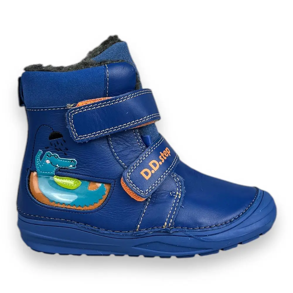 DDstep dětské zimní barefoot boty - Krokodýl - 31