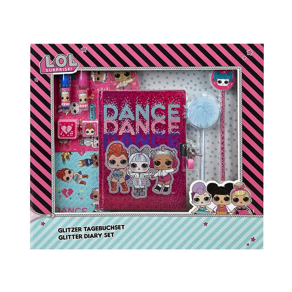 Oxybag Set diář s glitry LOL Surprise