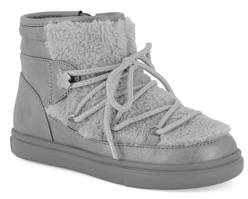 Mayoral Dětské boty MAYORAL 19-44037-084 s kožíškem Silver