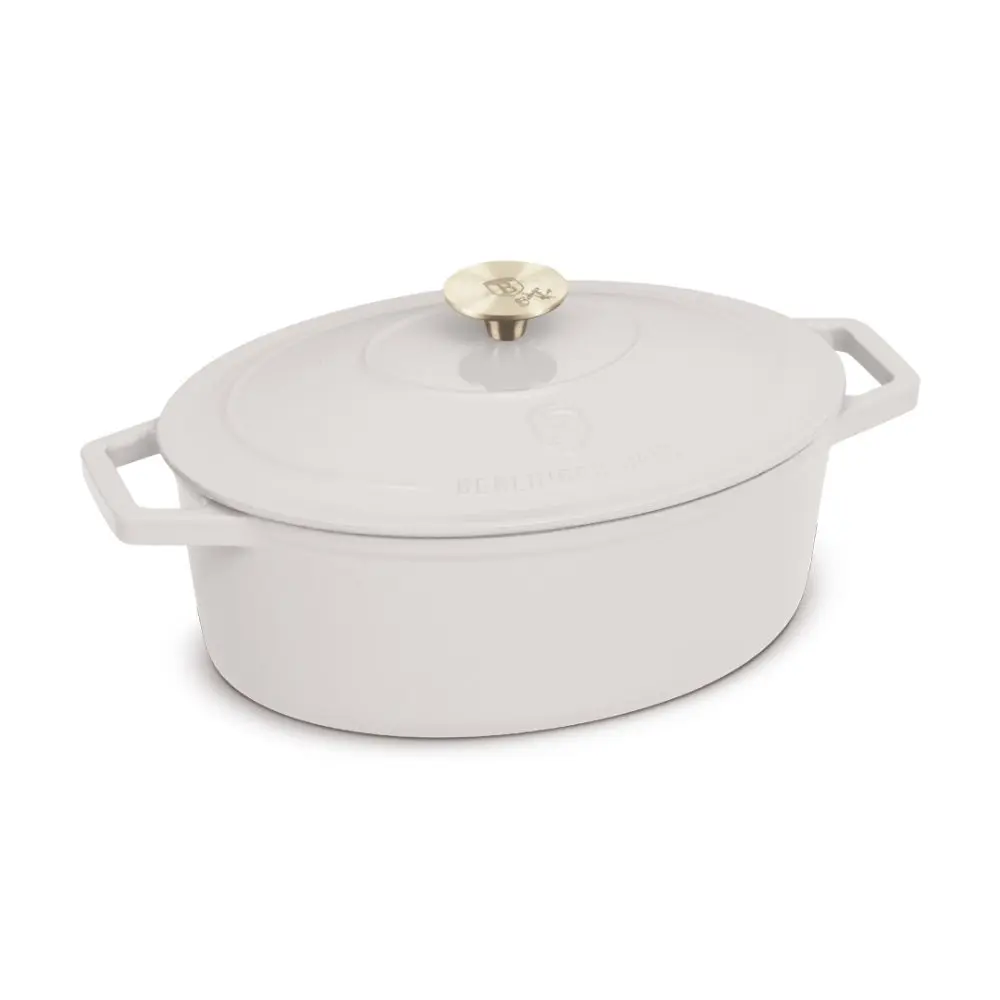 BERLINGERHAUS Pekáč litinový s poklicí 32 cm Sahara Collection BH-8967