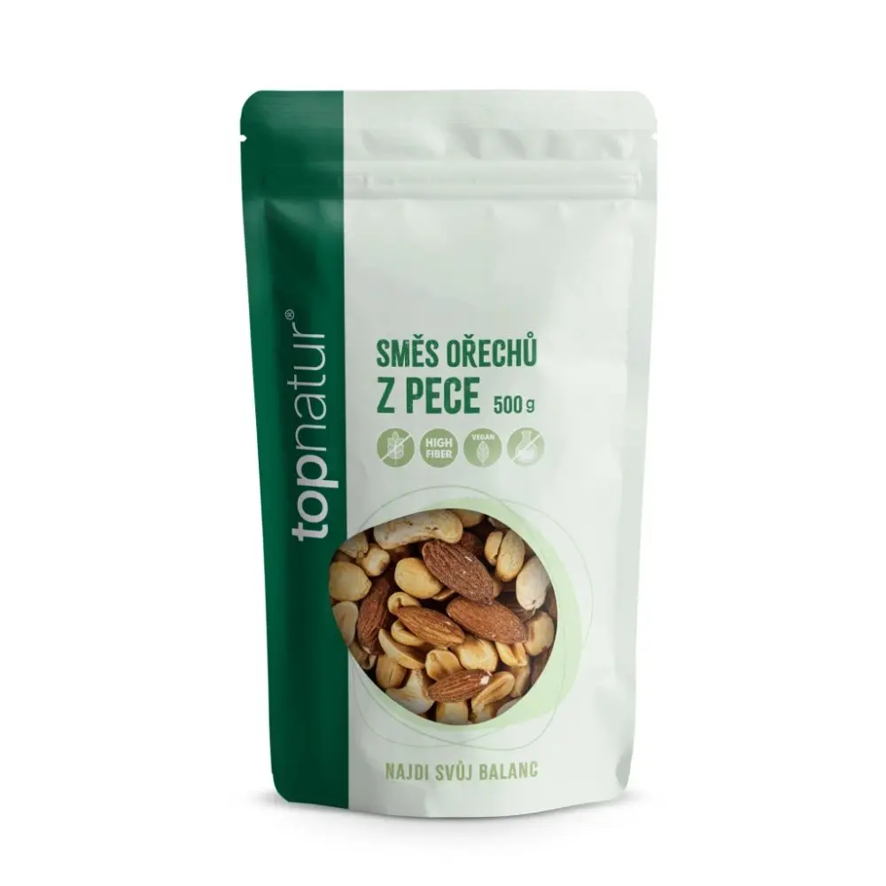 TOPNATUR, Směs ořechů z pece, 500g