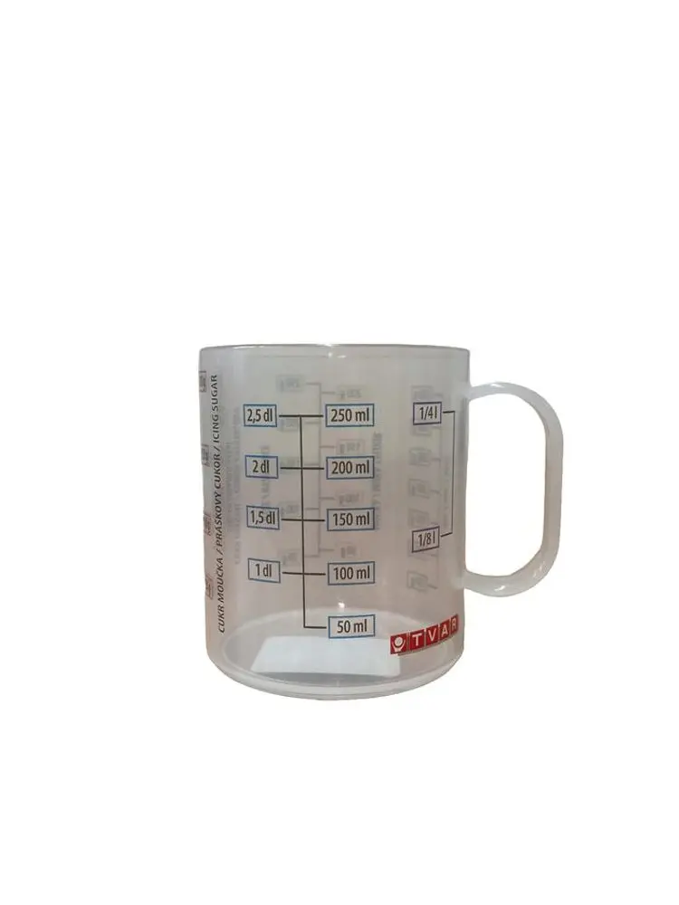TVAR - Hrnek odměrka 250ml s potiskem