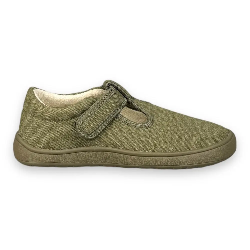 Protetika Dětská BAREFOOT domácí obuv/letní plátěnky - Kirby Khaki - 29