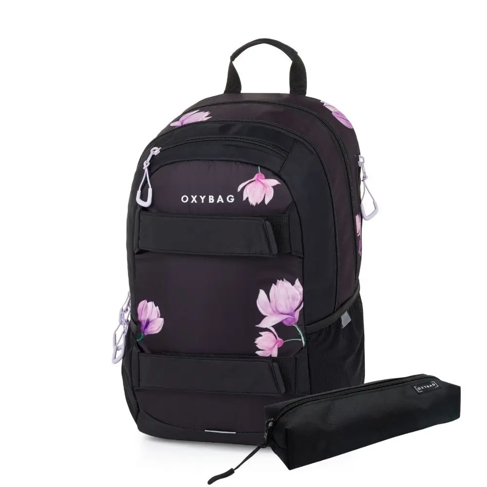 Studentský batoh OXY SPORT Flowers + etue