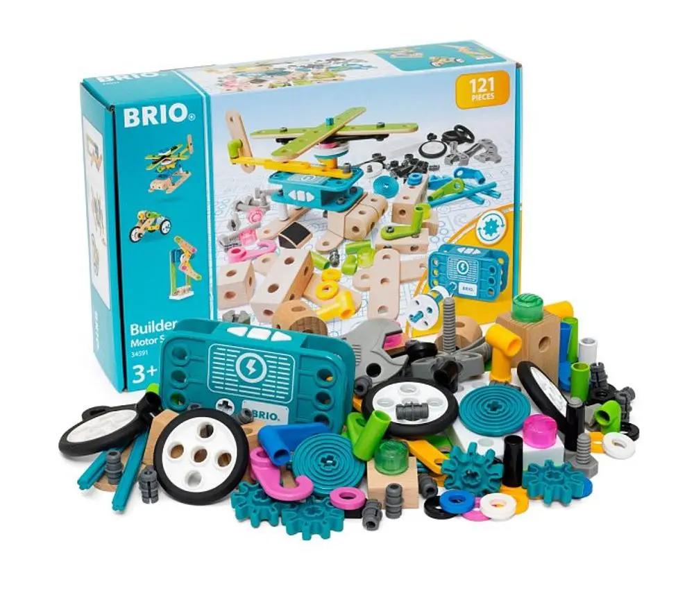 BRIO Builder - stavebnice sada s motorem