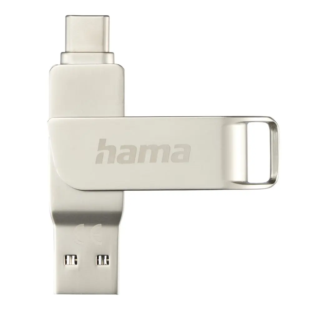 Hama USB flash disk C-Rotate Pro, USB-C 3.1, 64 GB, 70 MB/s