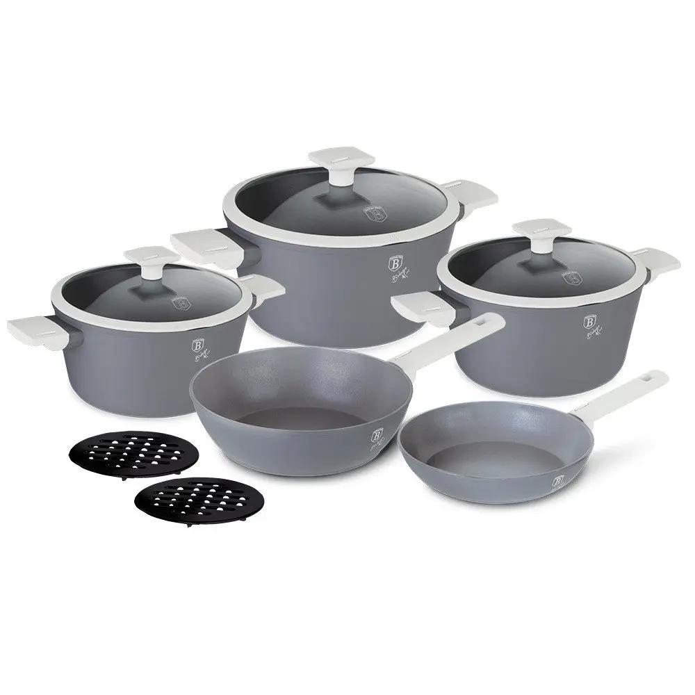 BERLINGERHAUS Sada nádobí s titanovým nepřilnavým povrchem 10 ks Aspen Collection BH-7061