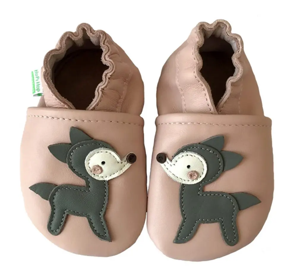 Hopi Hop Barefoot kožené capáčky - srnka