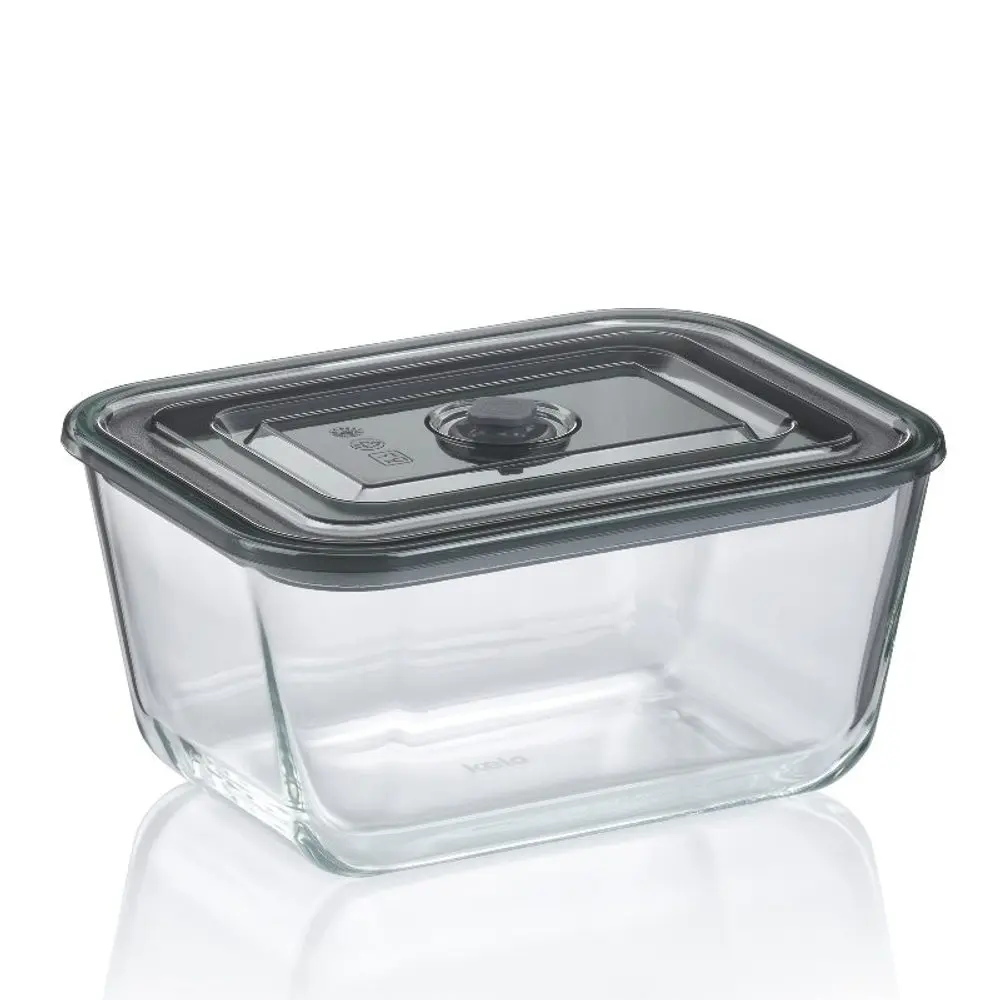KELA Dóza na potraviny skladovací Aurelia sklo 24,0x18,0x11,0cm 2,5l KL-12646