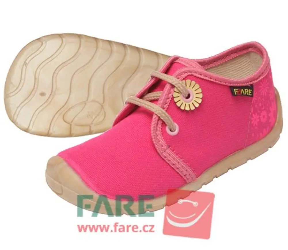 FARE BARE dětské tenisky 5011451 - FUCHSIA - 22
