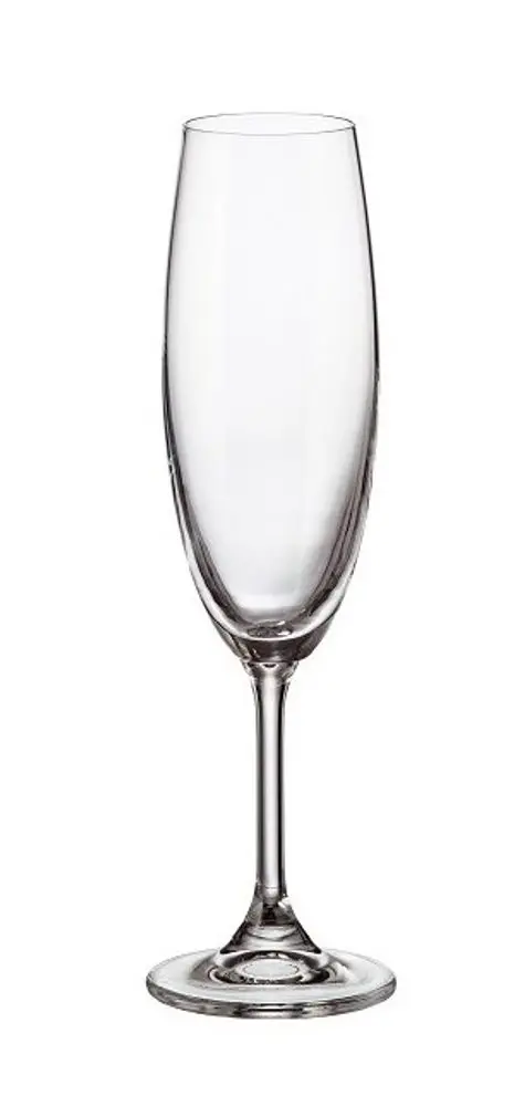sklen. 220ml, 6ks, KLARA/SYLVIA šamp.flétna