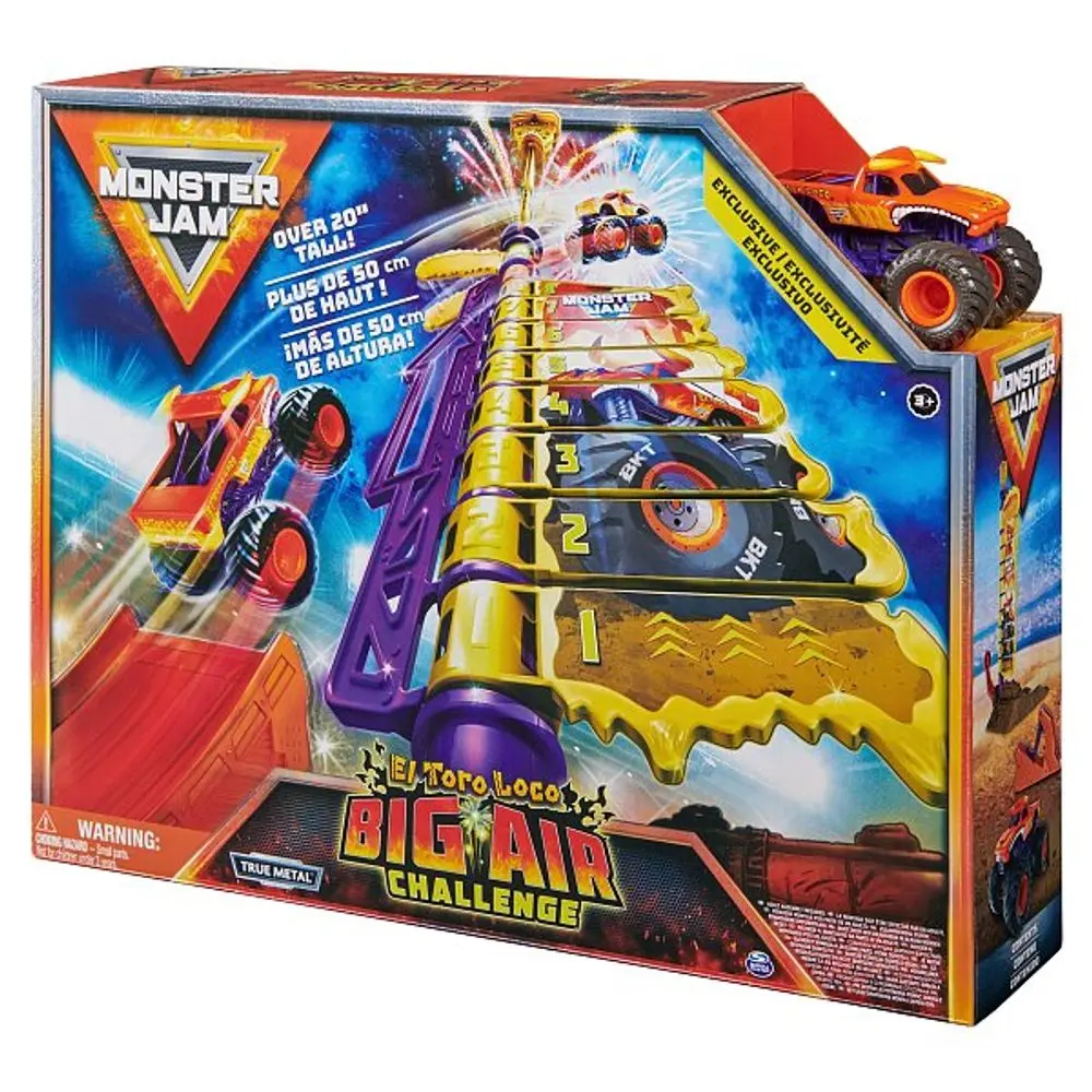 MONSTER JAM Hrací set El Toro Loco Big Air Challenge 1:64