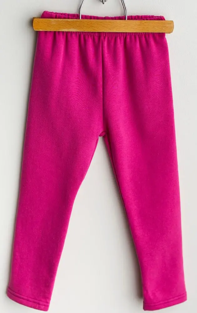 Termo legíny dívčí jednobarevné fuchsia