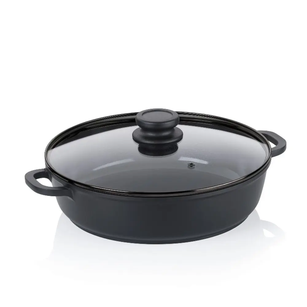 KELA Pánev Atura litý hliník černá 28 cm 3,5l KL-15178