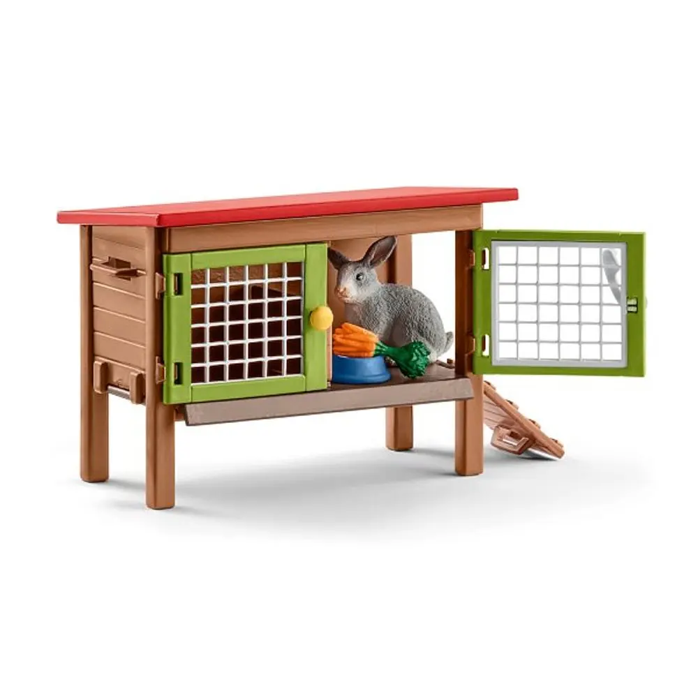 Schleich Set králíkárna se zvířátky a příslušenstvím