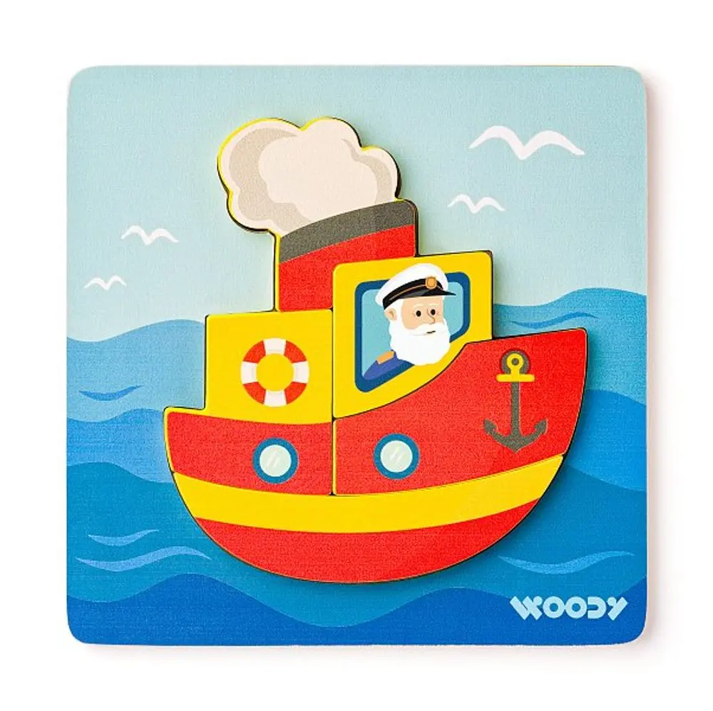 Woody Puzzle Baby lodička
