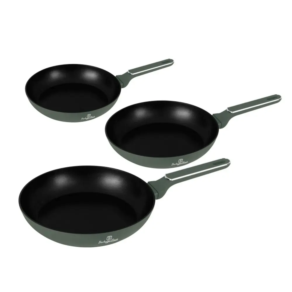 BERLINGERHAUS Sada pánví s titanovým povrchem Matte Green Collection BH-8206