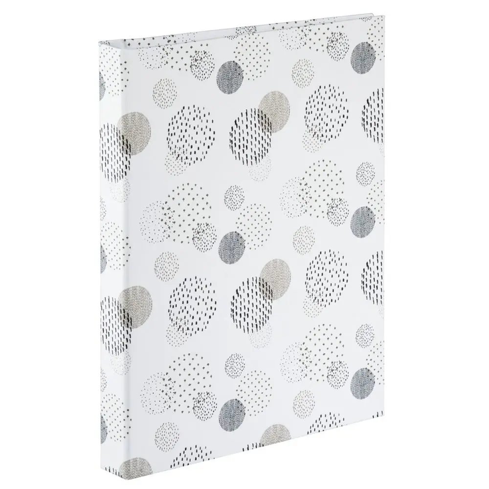 Hama album klasické spirálové GRAPHIC Dots 19x24,5 cm, 40 stran, bílé listy