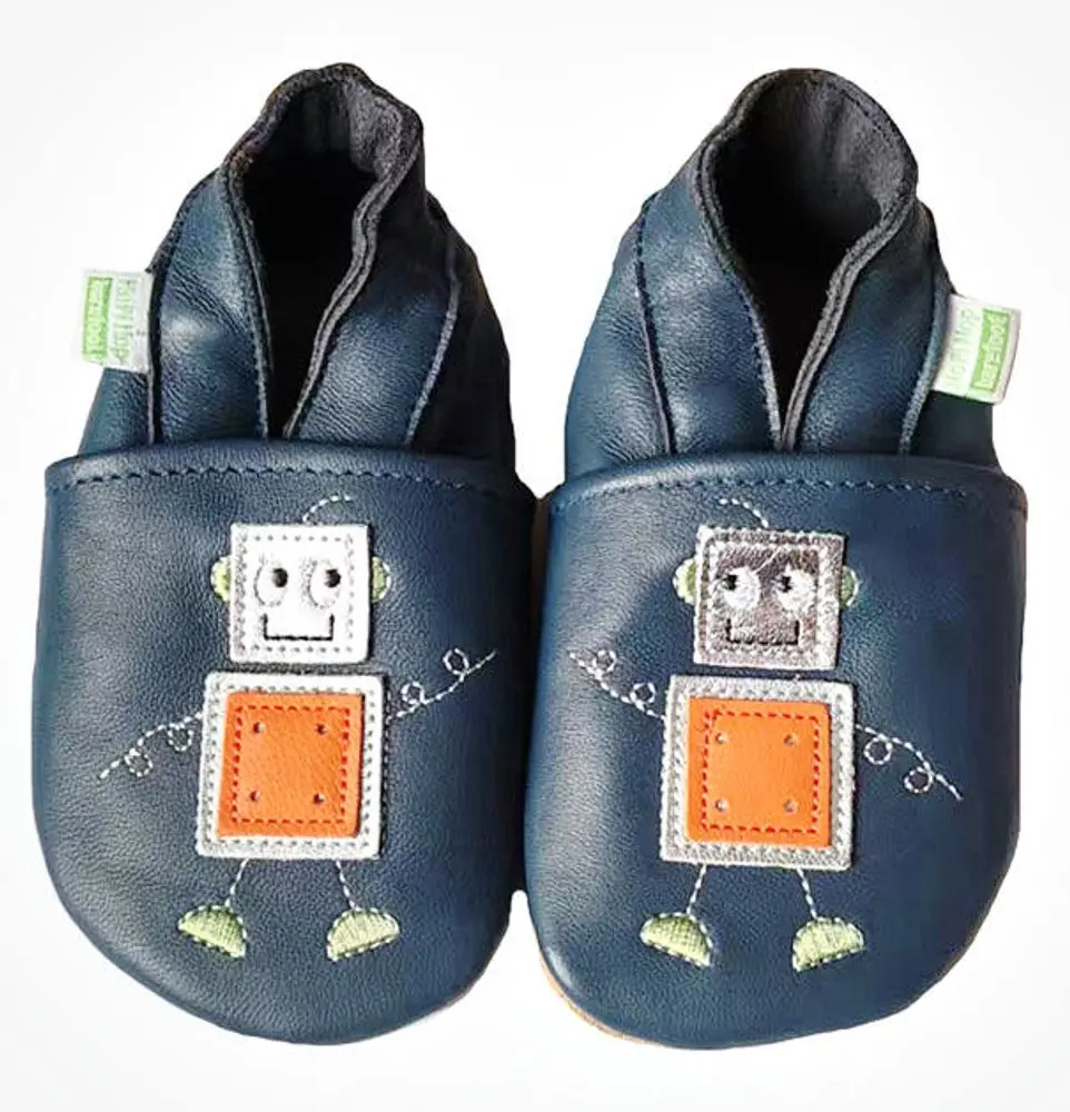 Hopi Hop BAREFOOT kožené capáčky ROBOTEK Emil - S